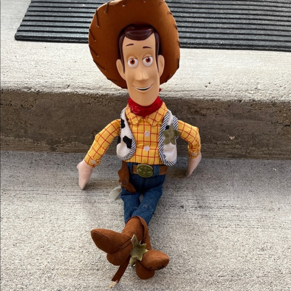 Disney Woody Cowboy Figure - Brown, Yellow, Red, Blue